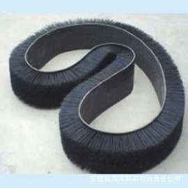 直供工业皮带刷 传动带毛刷工厂生产线尼龙皮带刷 除灰尘毛刷带